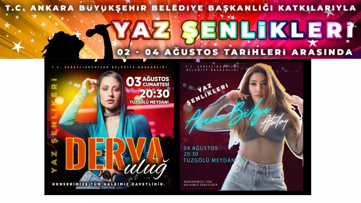 Belediyemiz Tarafından Yaz Şenlikleri Düzenlendi