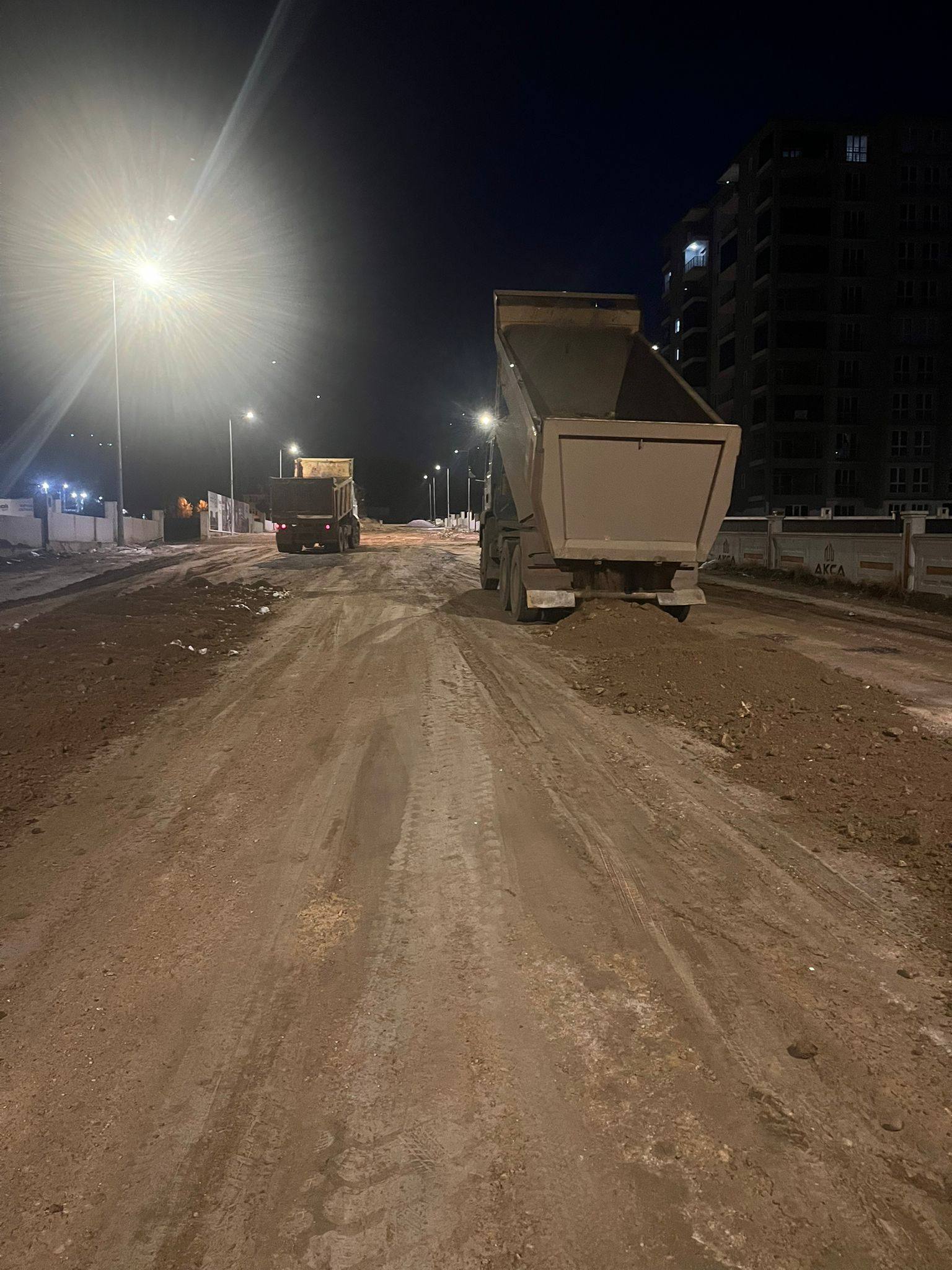 Temel yol yapım çalışmalarımız