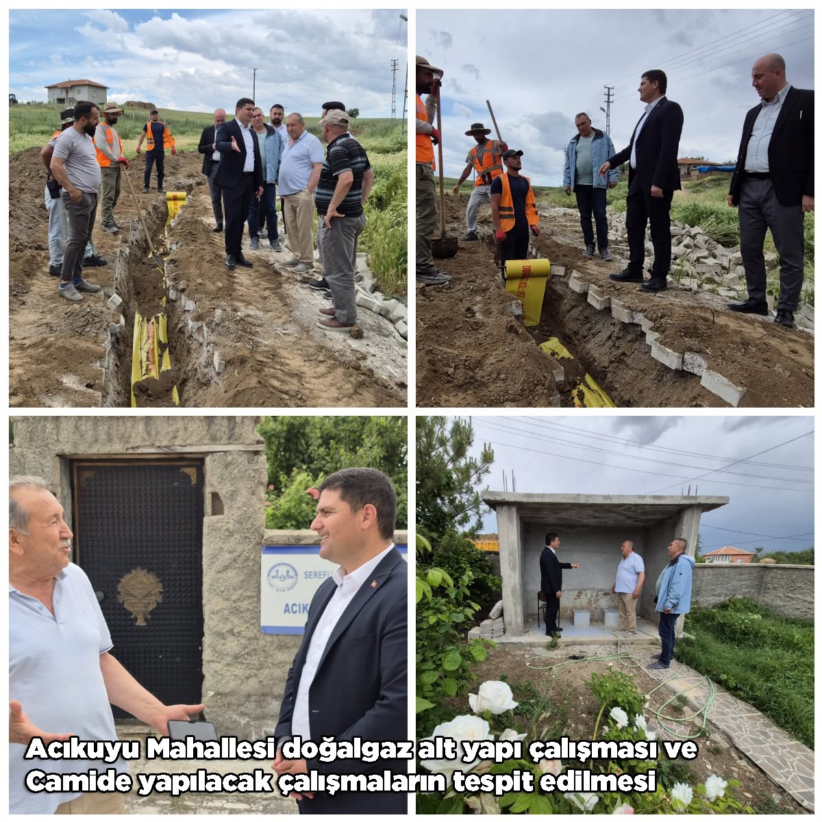 Belediye Başkanımız Mustafa Koçak sahada çalışmaları yerinde inceledi