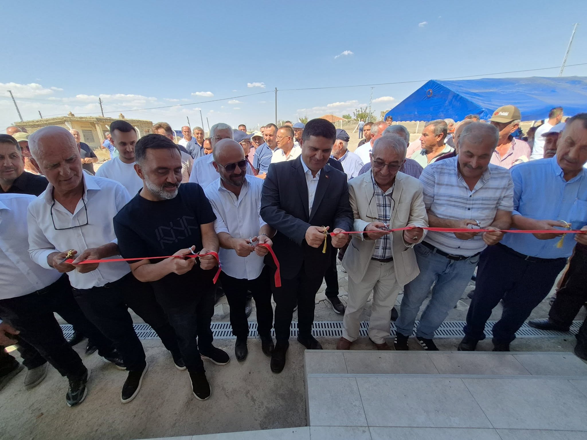 Çavuş Mahallemize kazandırılan sosyal donatı alanının açılışına katıldık