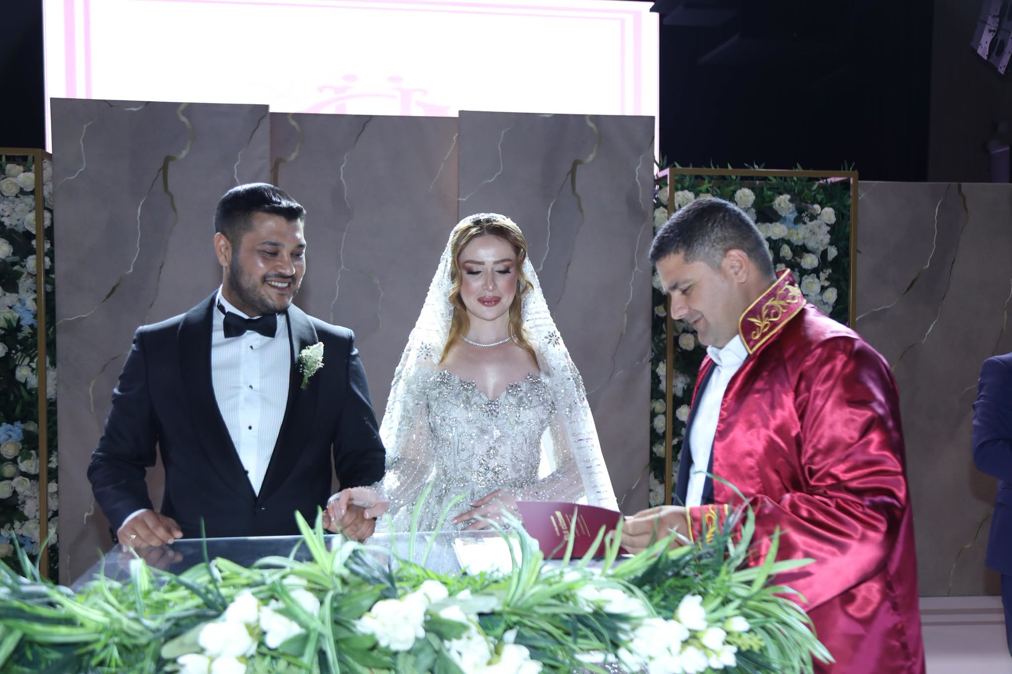 Ceren ile Üçler'in nikâh akdini gerçekleştirerek mutluluklarına ortak olduk