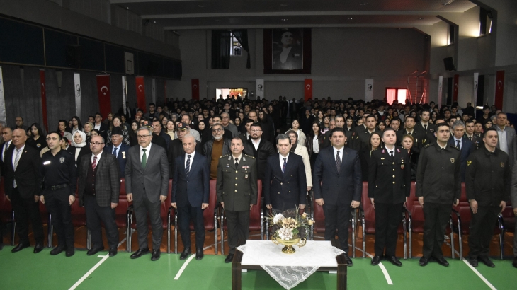 12 Mart İstiklal Marşı’nın kabulü ve Mehmet Akif Ersoy’u Anma Günü nedeniyle düzenlenen programa katıldık