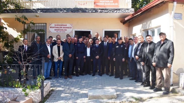 19 Ekim Muhtarlar Günü dolayısıyla Muhtarlar Derneği’ni ziyaret ettik