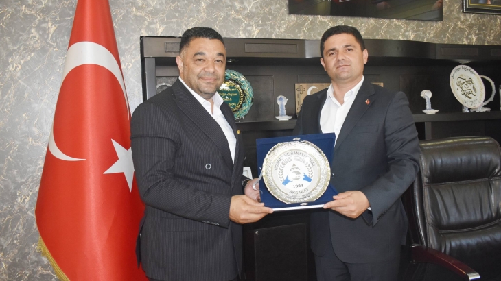 Ahmet Koçaş'tan Başkanımız Mustafa Koçaş'a ziyaret