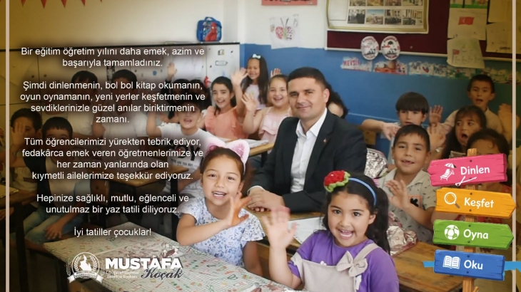 Başkan Mustafa Koçak’tan Yaz Tatili Mesajı