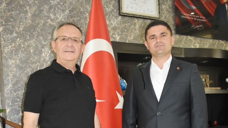 Emekçioğlu Tuz Genel Müdürü Faruk Eskici'den ziyaret