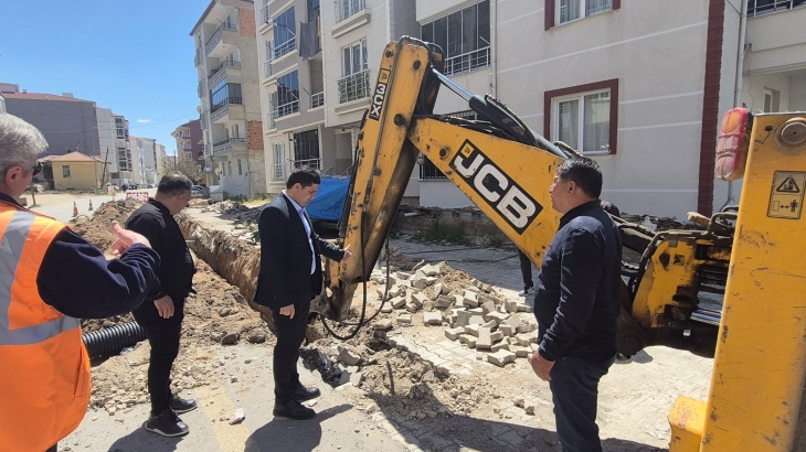 Hacıenbiya mahallemizde kanalizasyon altyapı iyileştirme çalışmaları