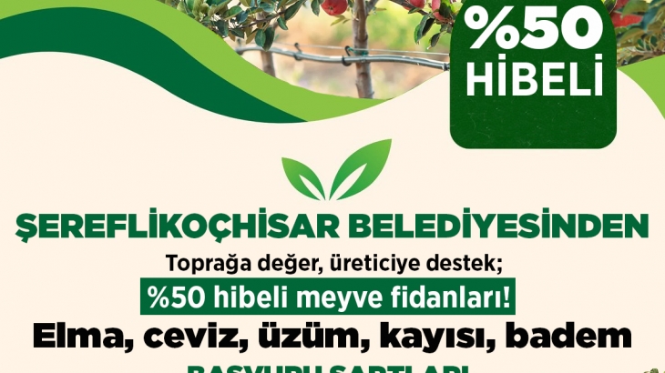 Hibeli Meyve fidanları başvuruları başladı