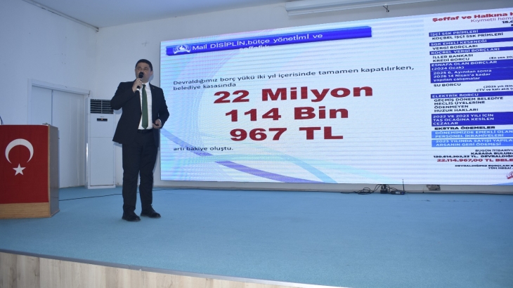 İki yıllık dönemine ait çalışma ve projelerimizi düzenlenen sunum toplantısında kamuoyumuzla paylaştık