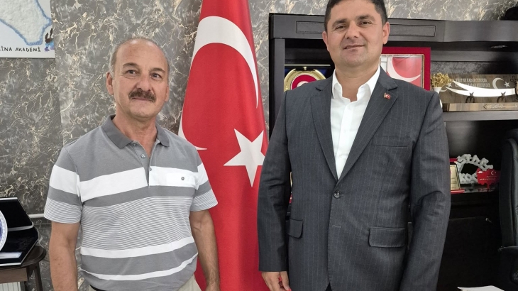 Karandere Yardımlaşma ve Dayanışma Derneği'nin kurucu ve onursal başkanı Zeki Tekin'den Ziyaret