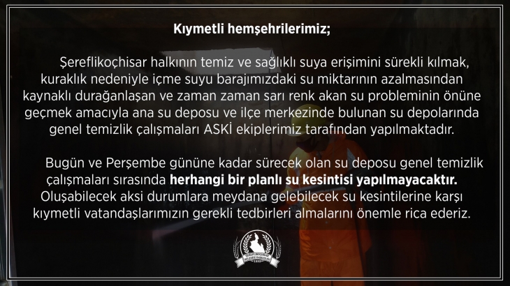 Kıymetli hemşehrilerimize önemle duyurulur