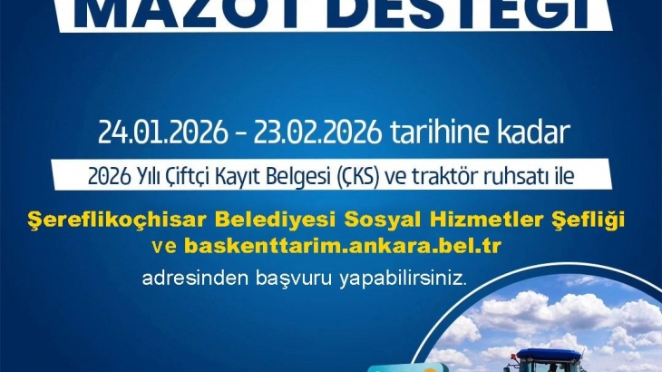 Mazot desteği başvuruları başladı...
