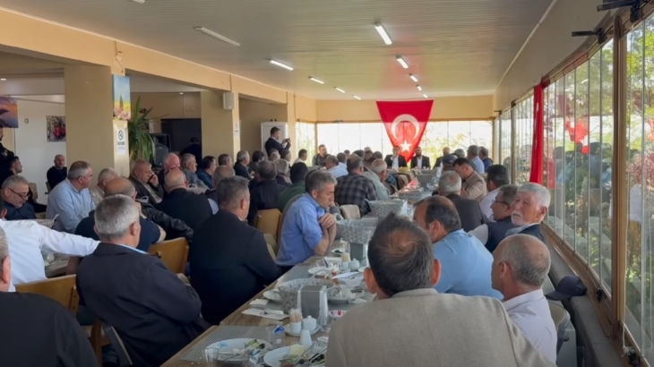 Muhtarlarımızla doğalgaz çalışmalarıyla ilgili toplantı