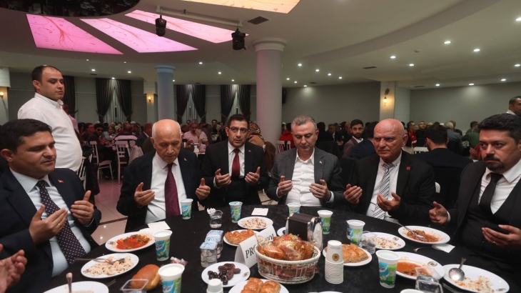 Şereflikoçhisarlılar Sosyal Dayanışma Eğitim ve Kültür Derneği tarafından düzenlenen iftar yemeğine katıldık