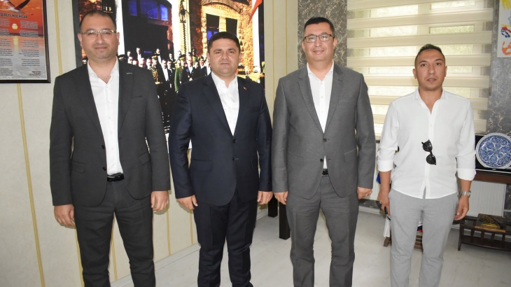 Tapu Müdürü Kayhan Ümit Kutlucan'dan iade-i ziyaret 