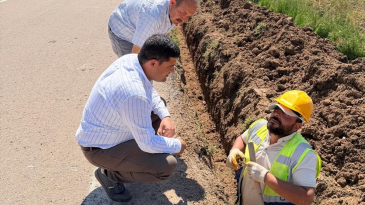 Üzengilik ve Çayırönü Mahallelerimizde başlayan Doğalgaz altyapı çalışmaları