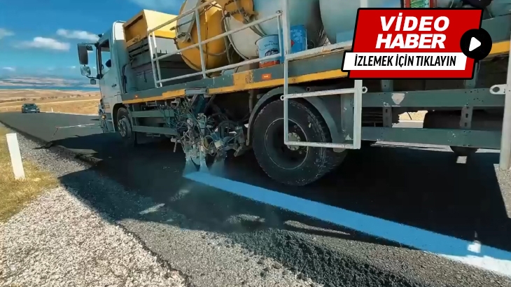 Yol çizgi çalışmalarımızı gerçekleştiriyoruz