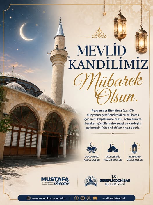 Mevlid Kandilimiz mübarek olsun