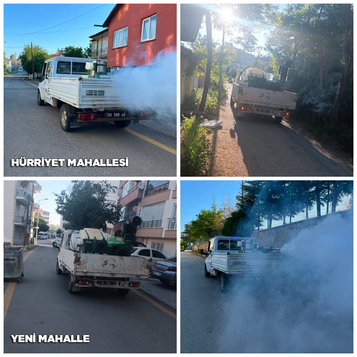 Perşembe Gününe ait ilaçlama çalışmalarımızdan
