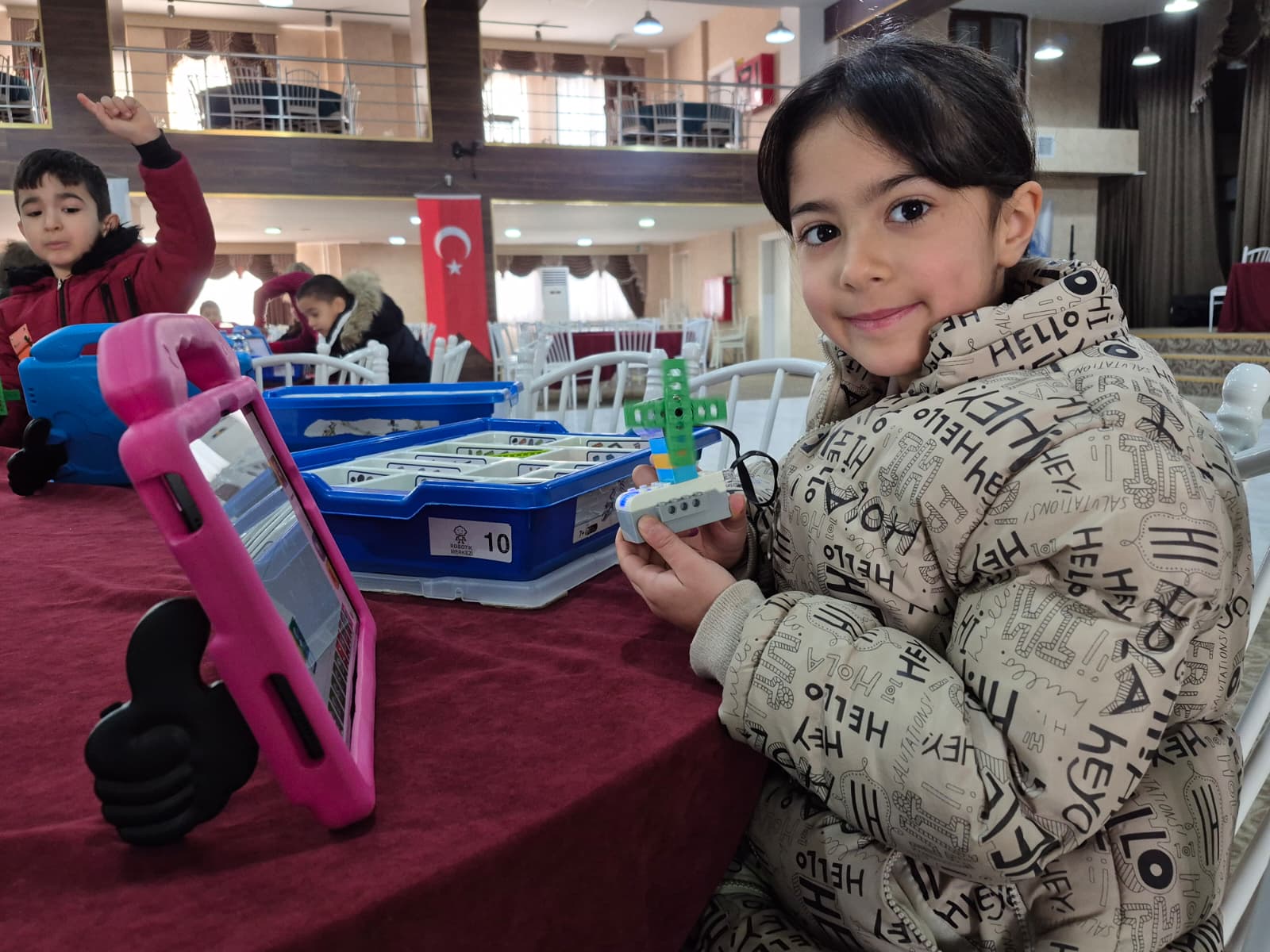 Robotik kodlama kursumuz başladı