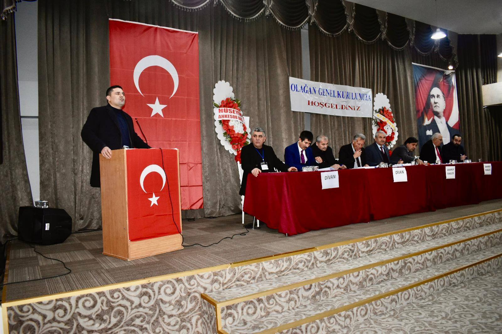 Şereflikoçhisar Umum Otomobilciler ve Şoförler Esnaf Odası Olağan Genel Kuruluna katıldık