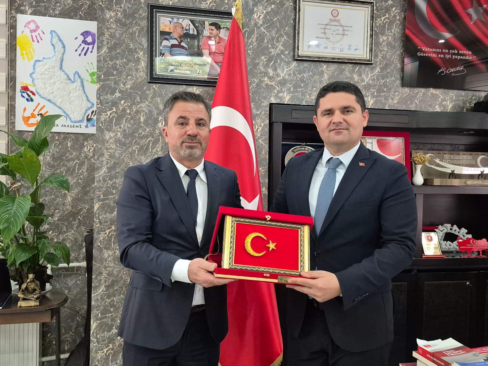 Şereflikoçhisarlılar Dayanışma ve Kültür Derneği (ŞEDER) Başkanı Cevdet Mutlu'dan Ziyaret