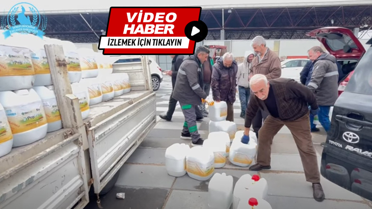 Sıvı gübre desteği üreticilerimize ulaştı