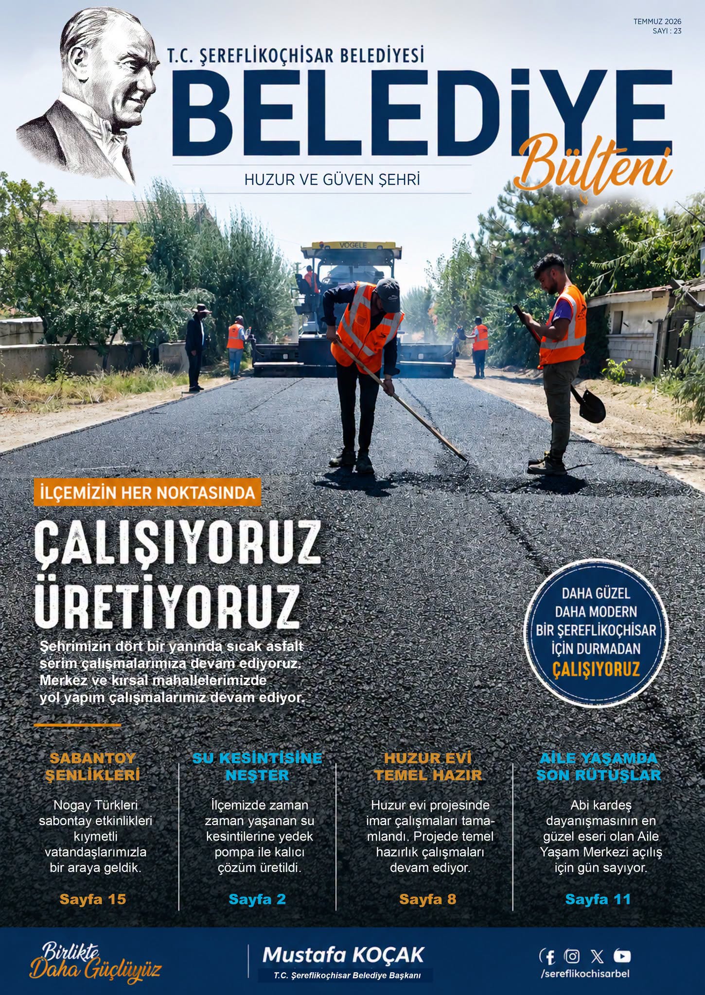 Temmuz ayı bültenimiz yayında