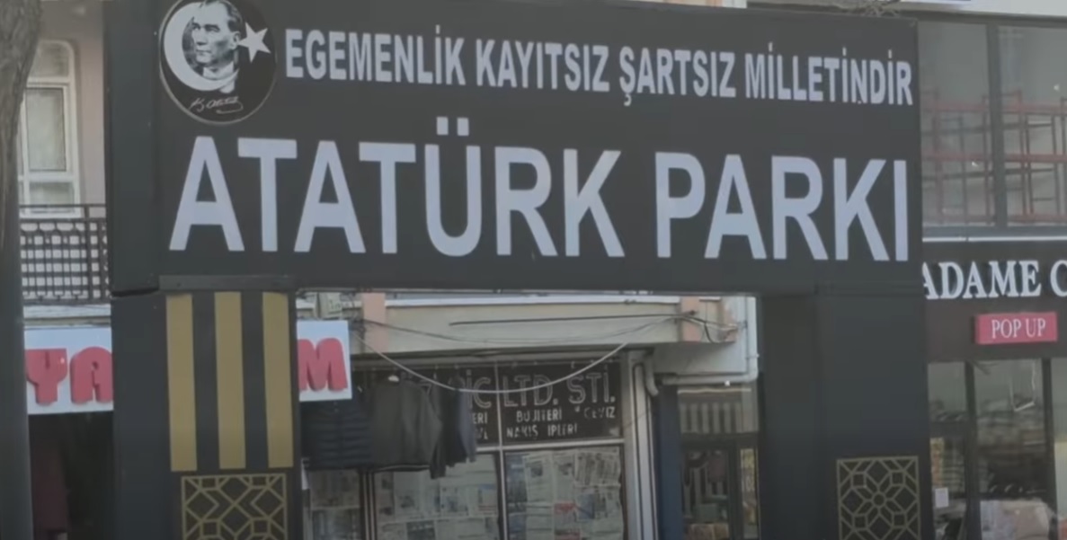 Atatürk Parkında çevre düzenleme çalışması tamamlandı